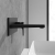 Villeroy & Boch Architectura Wall Mounted Basin Mixer Tap with Back Plate and Slotted Waste - Matt Black