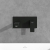 Villeroy & Boch Architectura Wall Mounted Basin Mixer Tap with Back Plate and Slotted Waste - Matt Black