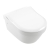 Villeroy & Boch Architectura Smooth Rimless Wall Hung Toilet White Alpin - Slim Soft Close Seat | Thumbnail Image