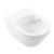 Villeroy & Boch Architectura Smooth Rimless Wall Hung Toilet White Alpin - Soft Close Seat