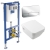 Villeroy & Boch Architectura Square 5-in-1 Rimless Wall Hung Toilet and Frame Bundle | Thumbnail Image