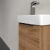 Villeroy & Boch Architectura Wall Hung 1-Door Vanity Unit with Basin LH 360mm Wide - Oak Kansas | Thumbnail Image