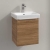 Villeroy & Boch Architectura Wall Hung 1-Drawer Vanity Unit with Basin 450mm Wide - Oak Kansas | Thumbnail Image