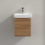 Villeroy & Boch Architectura Wall Hung 1-Drawer Vanity Unit with Basin 450mm Wide - Oak Kansas | Thumbnail Image