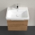 Villeroy & Boch Architectura Wall Hung 1-Drawer Vanity Unit with Basin 600mm Wide - Oak Kansas | Thumbnail Image