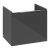 Villeroy & Boch Architectura Wall Hung 1-Drawer Vanity Unit with Basin 600mm Wide - Grey | Thumbnail Image