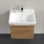 Villeroy & Boch Architectura Wall Hung 1-Drawer Vanity Unit with Basin 550mm Wide - Oak Kansas | Thumbnail Image