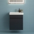 Villeroy & Boch Arto Wall Hung 1-Drawer Vanity Unit with Basin 450mm Wide - Satin Grey | Thumbnail Image
