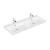 Villeroy & Boch Avento Double Basin and Semi Pedestal 1200mm Wide - 1 Tap Hole | Thumbnail Image