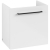 Villeroy & Boch Avento Wall Hung Vanity Unit LH with Basin 550mm Wide - Brilliant White with Black Handle | Thumbnail Image