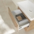 Villeroy & Boch Avento 2-Drawer Vanity Unit with Basin 600mm Wide - Oak Kansas with Chrome Handles