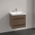 Villeroy & Boch Avento 2-Drawer Vanity Unit with Basin 600mm Wide - Arizona Oak with Black Handle | Thumbnail Image