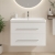 Villeroy & Boch Avento 2-Drawer Vanity Unit with Basin 800mm Wide - Brilliant White with Chrome Handles | Thumbnail Image