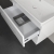 Villeroy & Boch Avento 2-Drawer Vanity Unit with Basin 800mm Wide - Brilliant White with Chrome Handles | Thumbnail Image