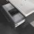 Villeroy & Boch Avento 2-Drawer Vanity Unit with Basin 800mm Wide - Graphite with Chrome Handles | Thumbnail Image