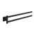 Villeroy & Boch Elements Striking Towel Holder with Double Arm - Matt Black | Thumbnail Image
