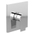 Villeroy & Boch Liberty Rectangular Concealed Shower Valve Single Outlet - Chrome | Thumbnail Image