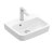 Villeroy & Boch O.novo Basin and Semi Pedestal 450mm Wide - 1 Tap Hole
