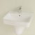 Villeroy & Boch O.novo Basin and Semi Pedestal 550mm Wide - 1 Tap Hole