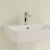 Villeroy & Boch O.novo Basin and Semi Pedestal 550mm Wide - 1 Tap Hole
