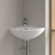Villeroy & Boch O.novo Compact Corner Wall Hung Basin 415mm x 415mm - 1 Tap Hole