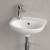 Villeroy & Boch O.Novo Lite Wall Hung Basin 360mm Wide - 1 Left Hand Tap Hole