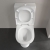 Villeroy & Boch O.novo Flush-to-Wall Close Coupled Pan with Push Button Cistern White Alpin - Excluding Seat