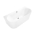 Villeroy & Boch Oberon 2.0 Double Ended Back to Wall Bath with Panel 1800mm x 800mm - White Alpin