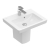 Villeroy & Boch Subway 2.0 Basin and Semi Pedestal 550mm Wide - 1 Tap Hole | Thumbnail Image