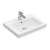 Villeroy & Boch Subway 2.0 Basin and Semi Pedestal 550mm Wide - 1 Tap Hole | Thumbnail Image