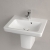 Villeroy & Boch Subway 2.0 Basin and Semi Pedestal 600mm Wide - 1 Tap Hole
