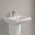 Villeroy & Boch Subway 2.0 Basin and Semi Pedestal 600mm Wide - 1 Tap Hole