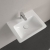 Villeroy & Boch Subway 2.0 Basin and Semi Pedestal 600mm Wide - 1 Tap Hole