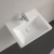 Villeroy & Boch Subway 3.0 Basin and Semi Pedestal 550mm Wide 1 Tap Hole - White Alpin | Thumbnail Image