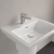 Villeroy & Boch Subway 3.0 Basin and Semi Pedestal 550mm Wide 1 Tap Hole - White Alpin | Thumbnail Image