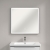 Villeroy & Boch Subway 3.0 LED Bathroom Mirror 750mm H x 800mm W - Black Matt/White Matt | Thumbnail Image