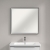 Villeroy & Boch Subway 3.0 LED Bathroom Mirror 750mm H x 800mm W - Black Matt/White Matt | Thumbnail Image