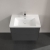 Villeroy & Boch Subway 3.0 Wall Hung 2-Drawer Vanity Unit with Basin 800mm Wide - Graphite with Monochrome Handle