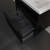 Villeroy & Boch Subway 3.0 Wall Hung 2-Drawer Vanity Unit with Basin 600mm Wide - Black Oak with Volcano Black Handle | Thumbnail Image