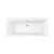 Villeroy & Boch Subway Rectangular Acrylic Bath 1600mm x 700mm - 0 Tap Hole