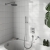 Villeroy & Boch Universal Dual Concealed Mixer Shower with Shower Kit, Round Fixed Head and Bath Spout - Chrome