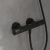 Villeroy & Boch Universal Thermostatic Round Bar Shower Valve - Matt Black