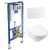 Villeroy & Boch ViConnect Frame Bundle with Architectura Twishflush(e) WH Toilet and White Flush Plate | Thumbnail Image
