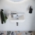 VitrA Integra Square Compact Wall Hung Basin 370mm - 1 LH Tap Hole | Thumbnail Image