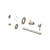 Vitra Origin Basin Mixer Tap Wall Mounted - Brushed Nickel | Thumbnail Image