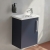 Vitra Root Flat Compact Wall Hung 1-Door Vanity Unit with Basin 450mm Wide | Thumbnail Image