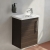 Vitra Root Flat Compact Wall Hung 1-Door Vanity Unit with Basin 450mm Wide | Thumbnail Image