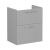 Vitra Root Flat Compact Wall Hung 2-Drawer Vanity Unit with Basin 600mm Wide | Thumbnail Image