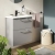 Vitra Root Flat Compact Wall Hung 2-Drawer Vanity Unit with Basin 600mm Wide | Thumbnail Image