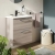 Vitra Root Flat Compact Wall Hung 2-Drawer Vanity Unit with Basin 600mm Wide | Thumbnail Image